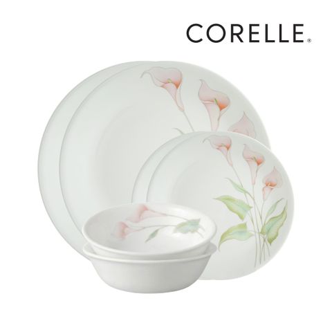 SET 6 Cái – Tô chén dĩa thủy tinh CORELLE LilyVille (6-LV) 6-LV