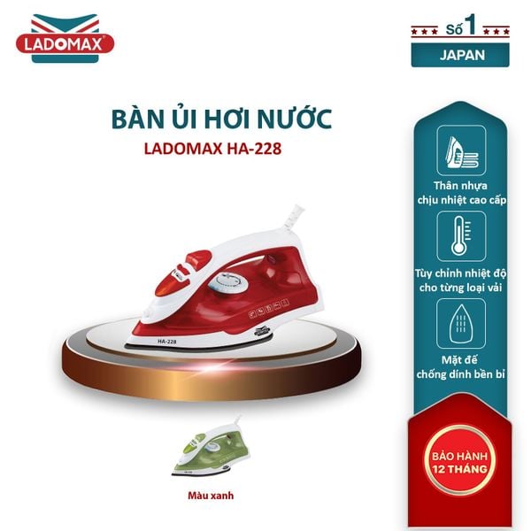 Bàn ủi hơi nước LADOMAX HA-228