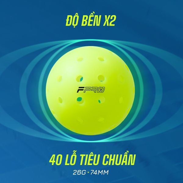 Bóng Pickleball Facolos F-Pro Advanced Gen 2