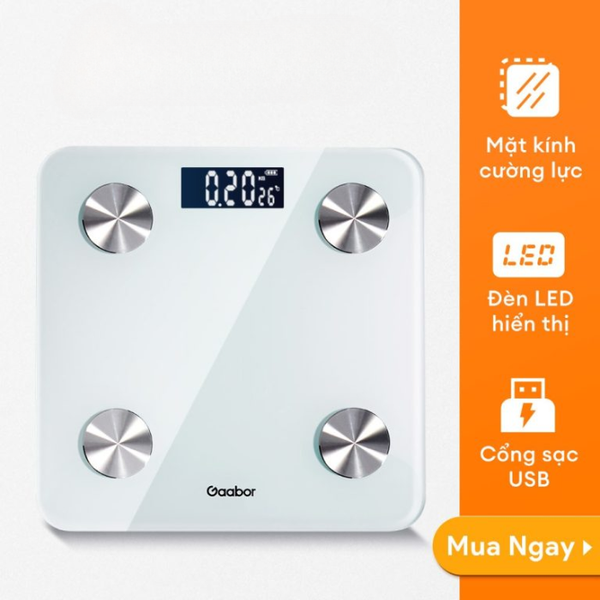 Cân điện tử sức khỏe thông minh Gaabor GWS-M02A