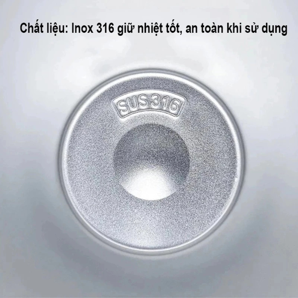 Ly giữ nhiệt hoa văn - Dung tích 500ml