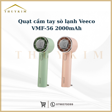 Quạt cầm tay 2000mAh sò lạnh Veeco VMF-56