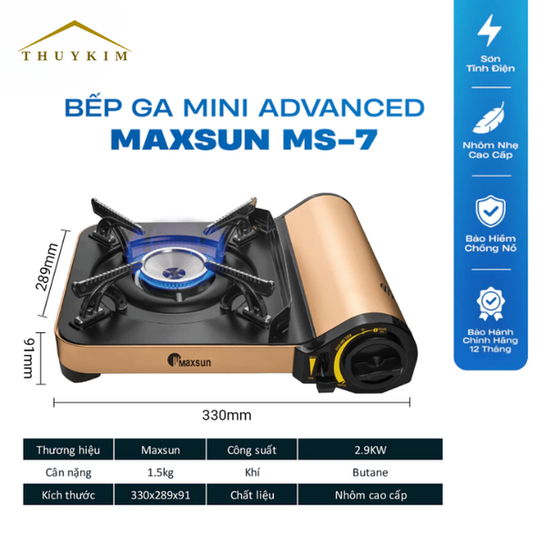 Bếp Gas Mini Maxsun MS-7