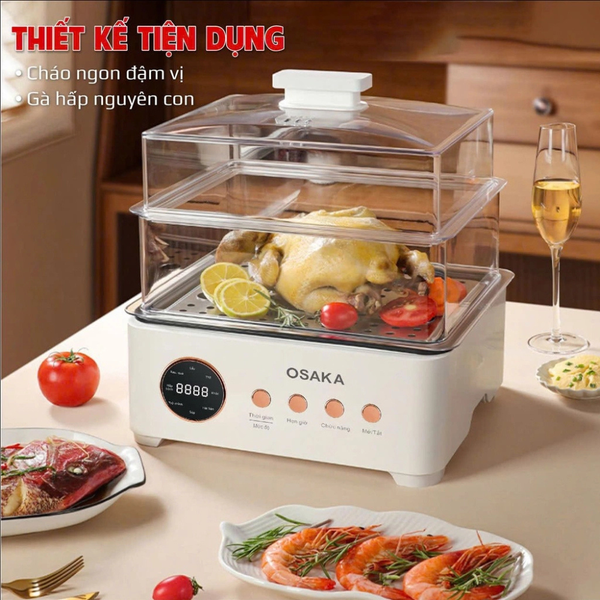 Nồi lẩu hấp đa năng Osaka MP666