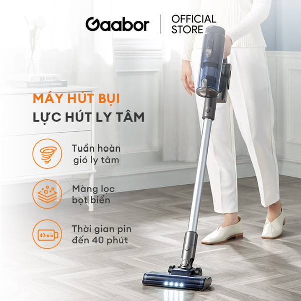 Máy hút bụi không dây Gaabor VCL10E-BK01A