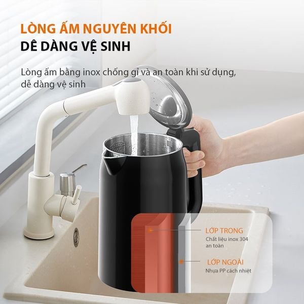 Bình đun siêu tốc Gaabor EK-20M01A