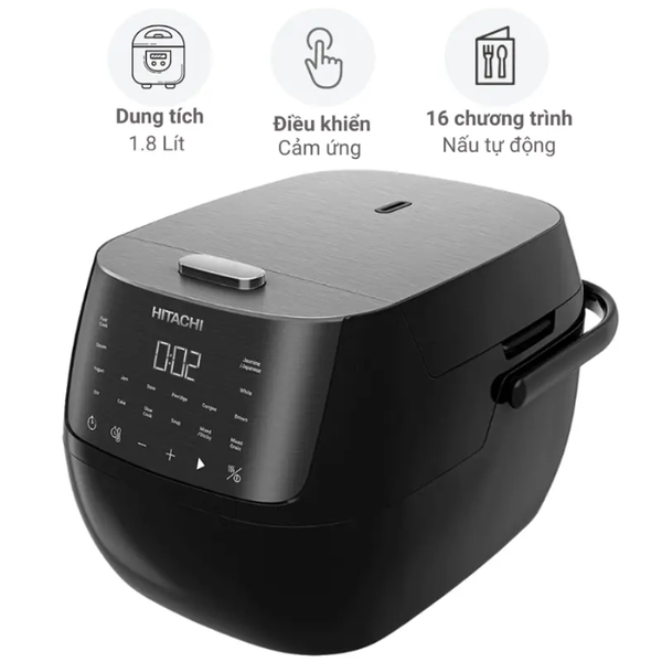 Nồi cơm điện tử Hitachi RZ-S18VN BK