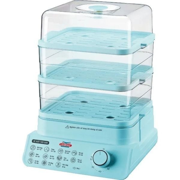 Nồi hấp 3 tầng đa năng Ladomax HA-2318