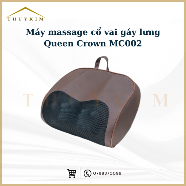 Máy massage cổ vai gáy lưng Queen Crown MC002