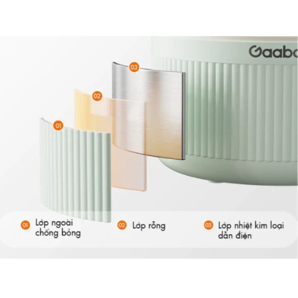 Nồi điện đa năng Gaabor EC-20M01A