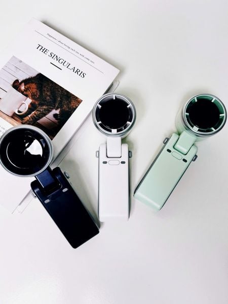 Quạt cầm tay gấp gọn Veeco VMF-07 | Kèm dây đeo cổ