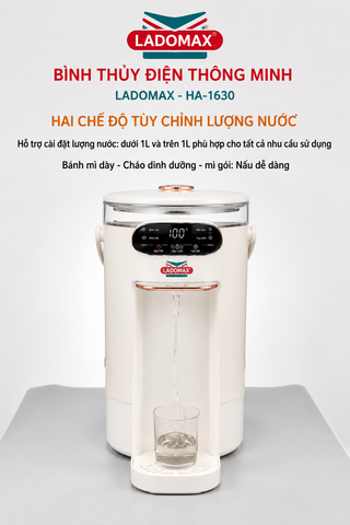 Bình nấu nước, giữ ấm 3 Lít Ladomax HA-1630