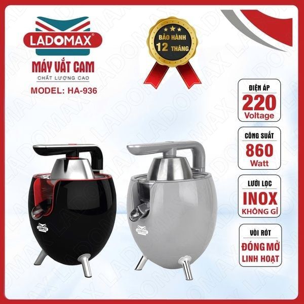 Máy vắt cam 1 đầu ép Ladomax HA-936