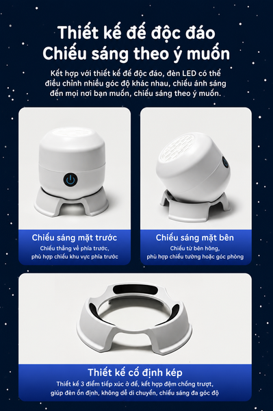 Đèn chiếu xoay 3D