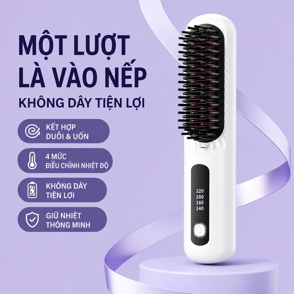 Lược duỗi tóc PLQH-20