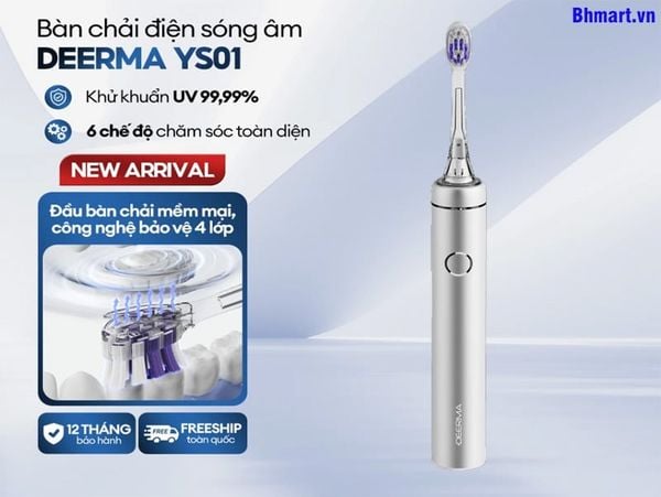 Bàn chải điện Deerma YS01 trắng NEW