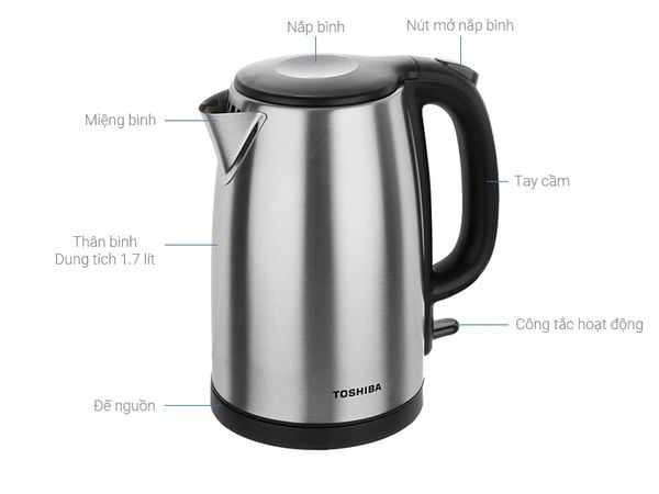 Bình Đun Siêu Tốc Toshiba KT-17SH2NV