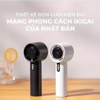Quạt cầm tay 100 cấp độ gió có dây móc