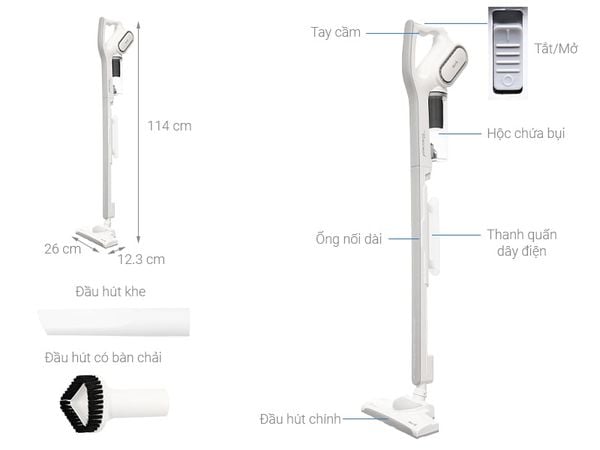 Máy hút bụi DEERMA DX700