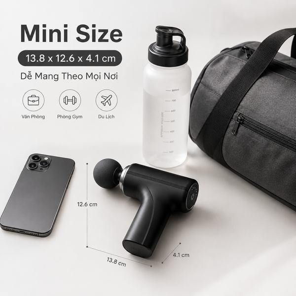Máy massage cầm tay mini MG-203 24W 6 cấp độ