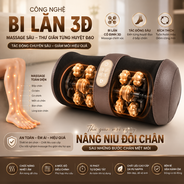 Máy massage chân Queen Crown MC003