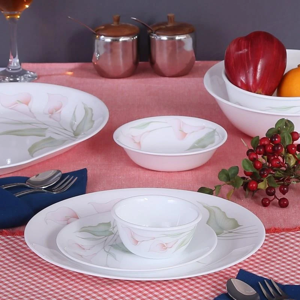 SET 16 cái 4 người – Tô chén dĩa thủy tinh CORELLE LilyVille (LV) - 16-LV