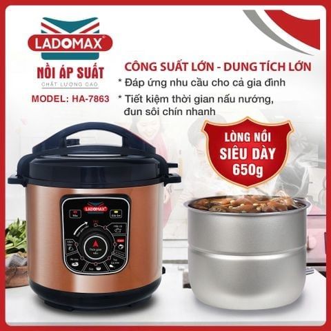 Nồi áp suất Ladomax HA-7863 6 Lít 1000W