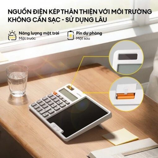 Máy tính kèm bảng viết Deerma JX01 đen NEW