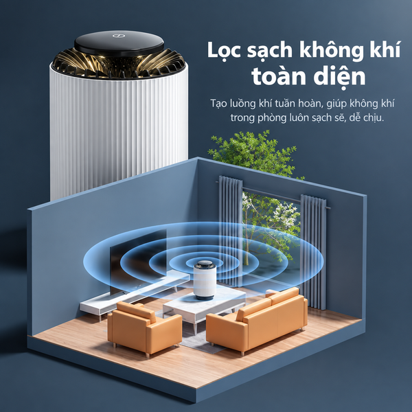 Máy lọc không khí mini để bàn PLYJ-151
