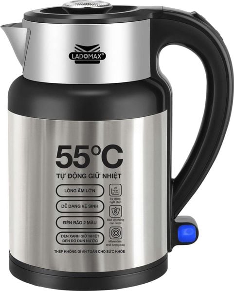 Ấm đun siêu tốc giữ ấm Ladomax HA-839