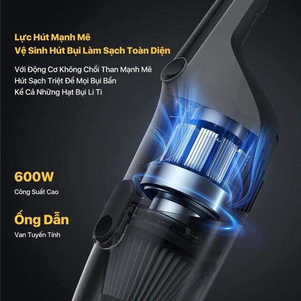 Máy hút bụi Deerma DX120C xám