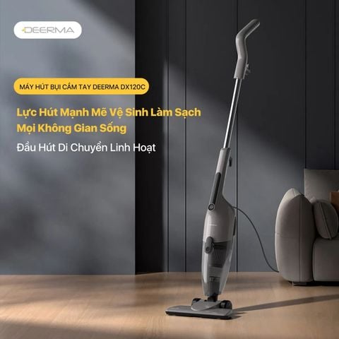 Máy hút bụi Deerma DX120C xám