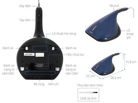 Máy hút bụi đệm giường Deerma CM818