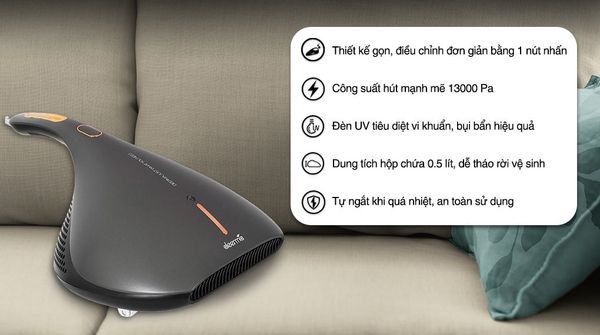 Máy hút bụi đệm giường DEERMA EX919