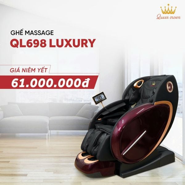 Ghế Massage Queen Crown QL698 Luxury