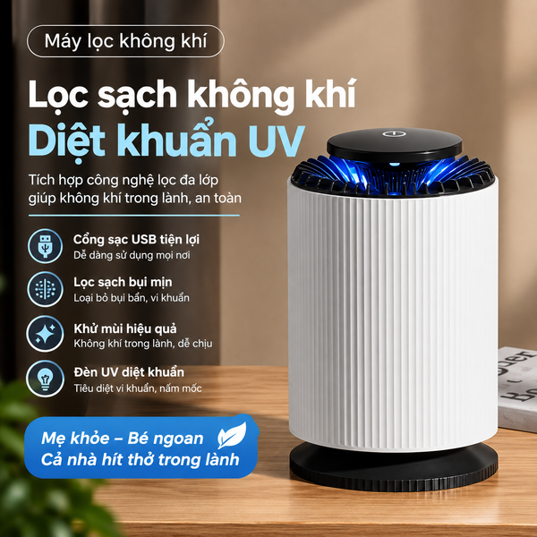 Máy lọc không khí mini để bàn PLYJ-151