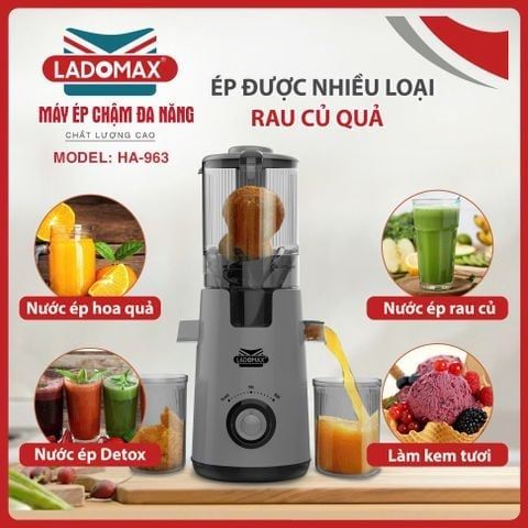 Máy ép chậm cao cấp Ladomax HA-963