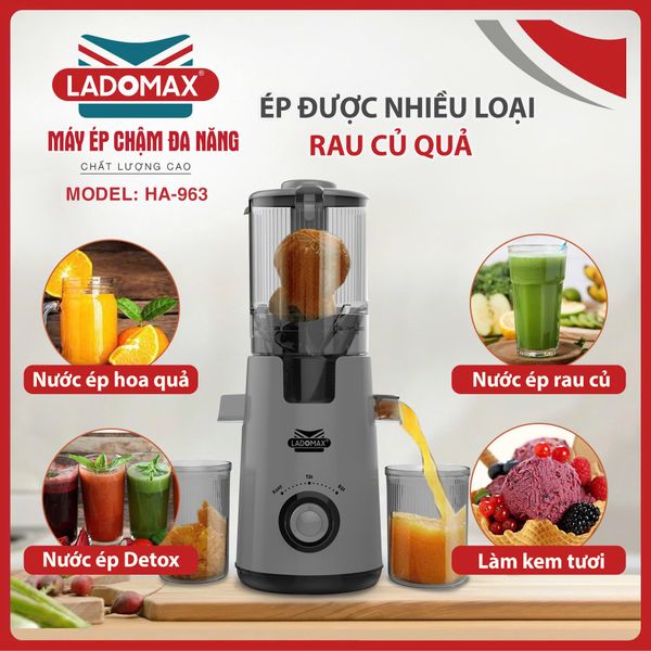 Máy ép chậm cao cấp Ladomax HA-963