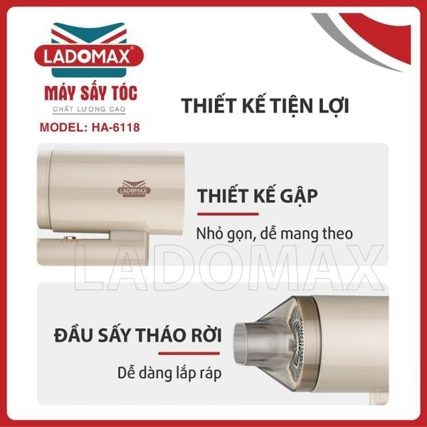 Máy sấy tóc Ladomax HA-6118