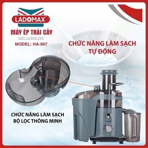 Máy ép trái cây cao cấp công suất lớn Ladomax HA-967