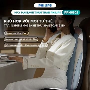 Máy massage lưng Philips PPM8502