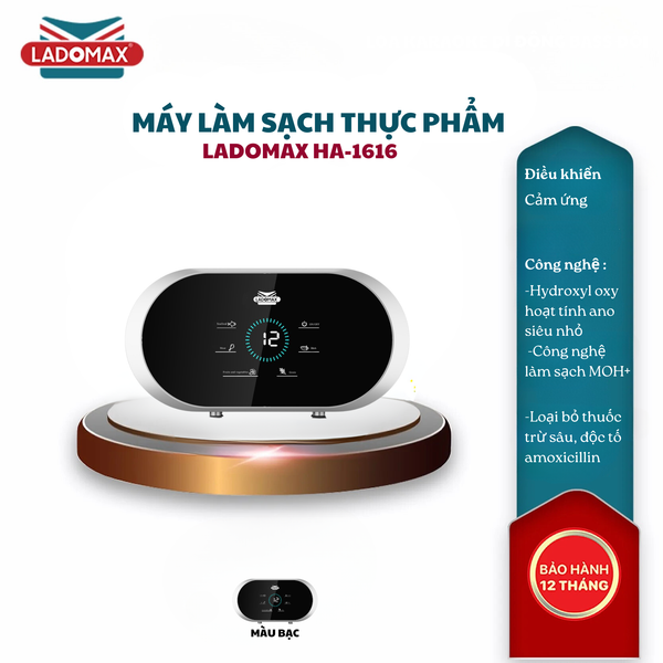 Máy làm sạch thưc phẩm Hyroxy Ladomax HA-1616