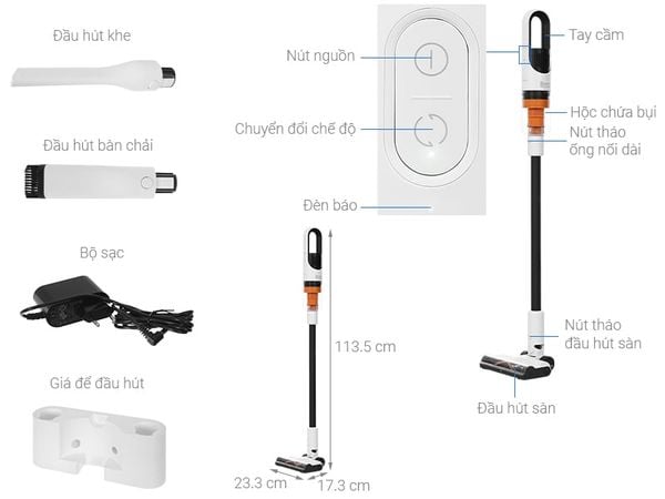 Máy hút bụi không dây Deerma VCAD11A