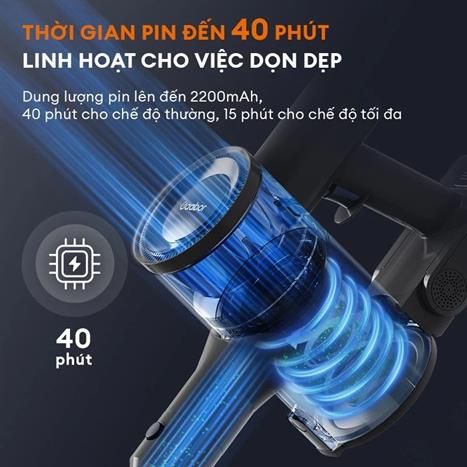Máy hút bụi không dây Gaabor VCL10E-BK01A