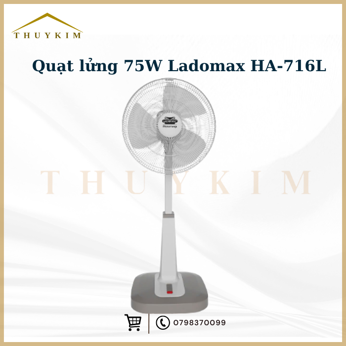 Quạt lửng 75W Ladomax HA-716L
