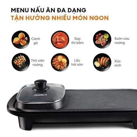 Nồi lẩu điện Gaabor EH-M01A 1.7 lít