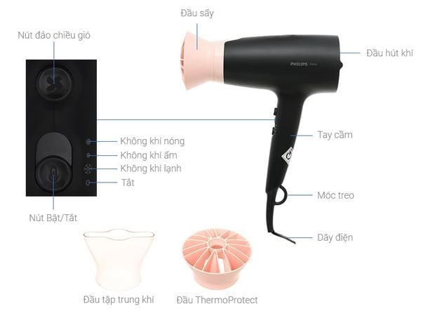 Máy sấy tóc Philips BHD350/10