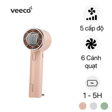 Quạt cầm tay 2000mAh sò lạnh Veeco VMF-56