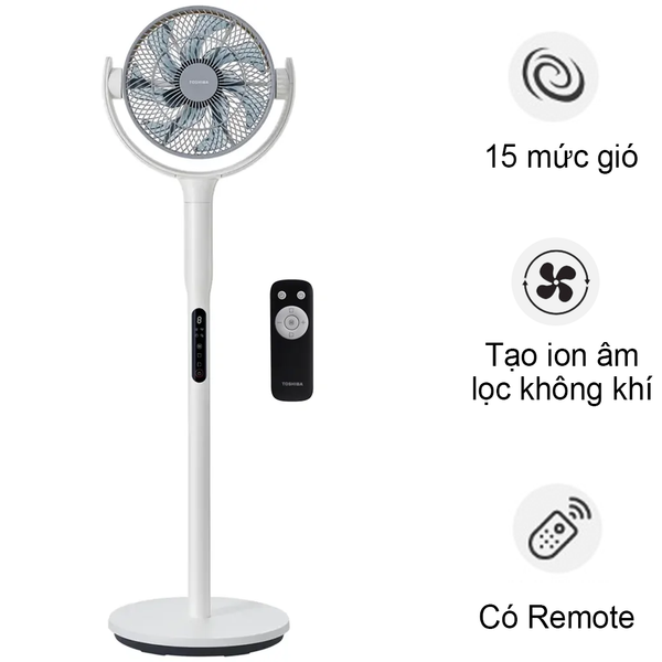 Quạt Đứng Có Remote Toshiba F-DSC70XVN(W)