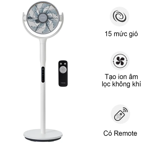 Quạt Đứng Có Remote Toshiba F-DSC70XVN(W)